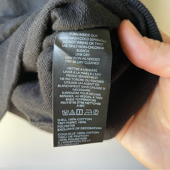 By Anthropologie Women’s Floral Appliqué Crew-Neck Sweater Sz Large Embroidered - Picture 6 of 8